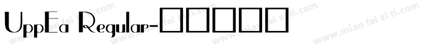 UppEa Regular字体转换